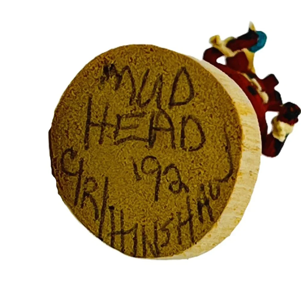Handmade Miniature 1.5" (app.) Kachina Doll - "Mudhead" - Picture 3 of 8